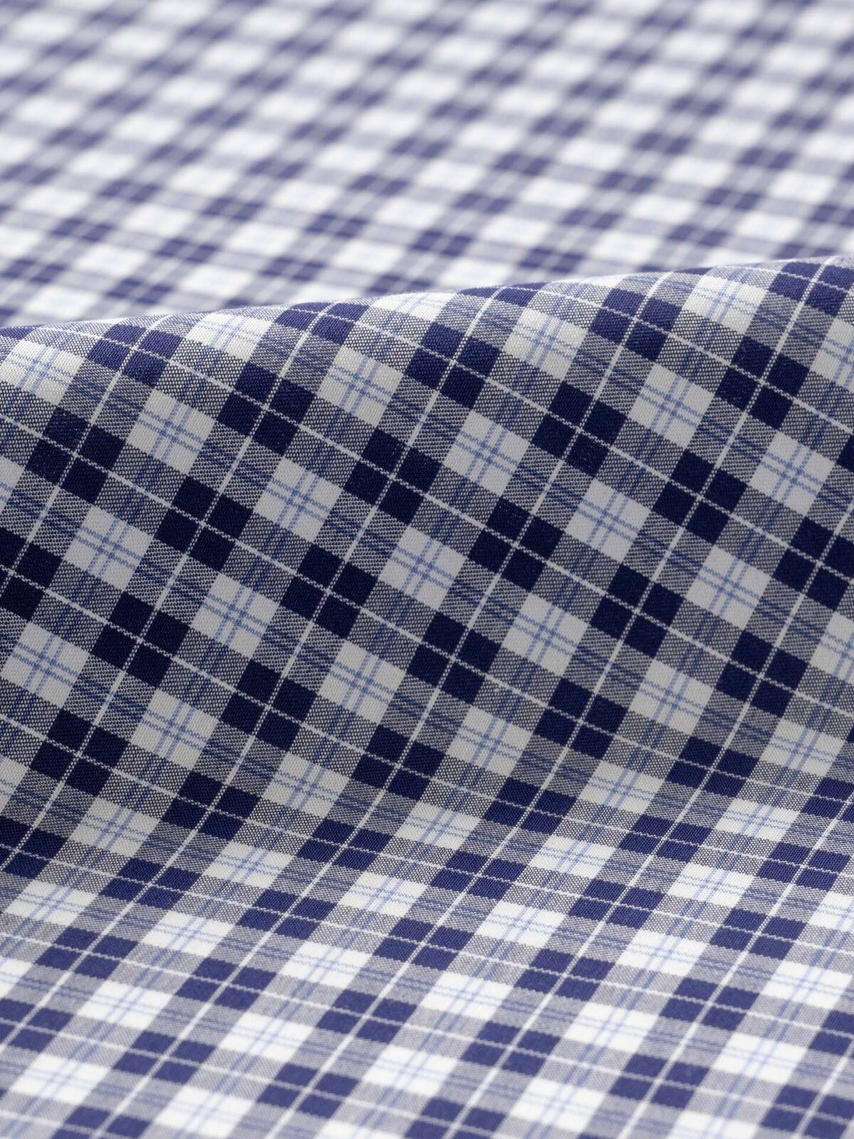 The Thomas Mason Multi Check in Navy and White