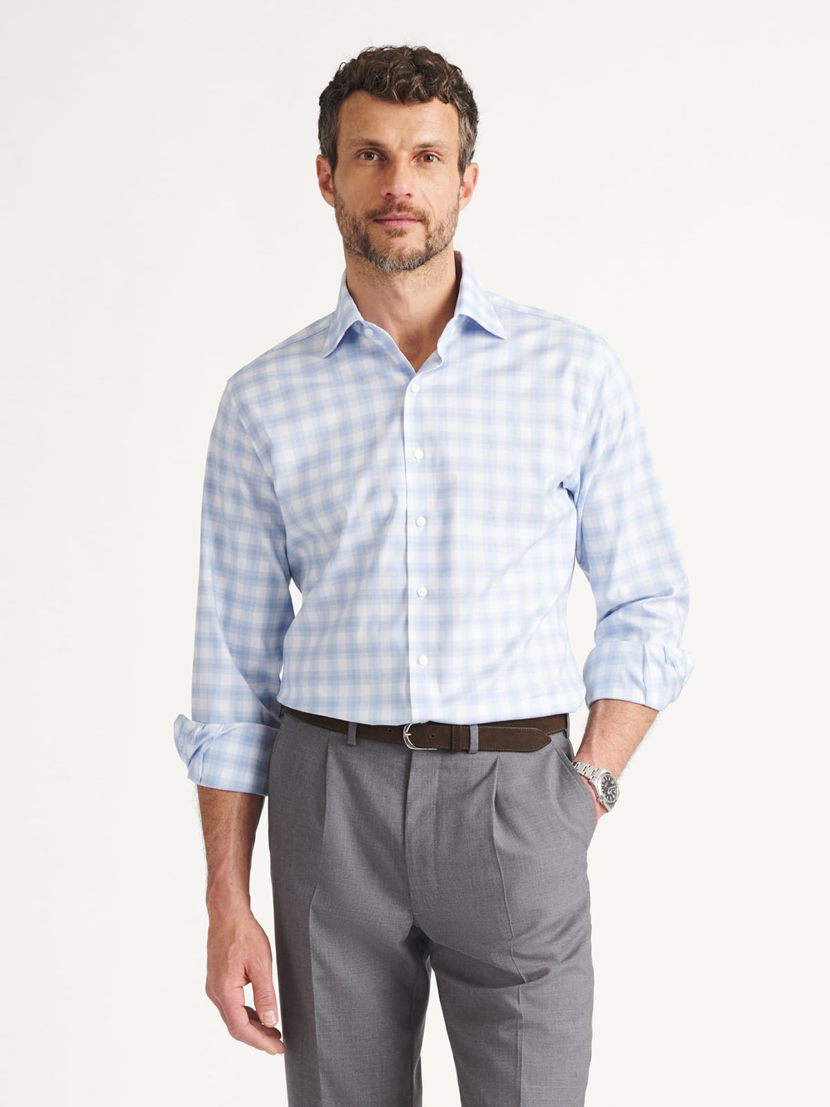 supima cotton dress shirt Eton Men's Elevated Supima Cotton Dress Shirt