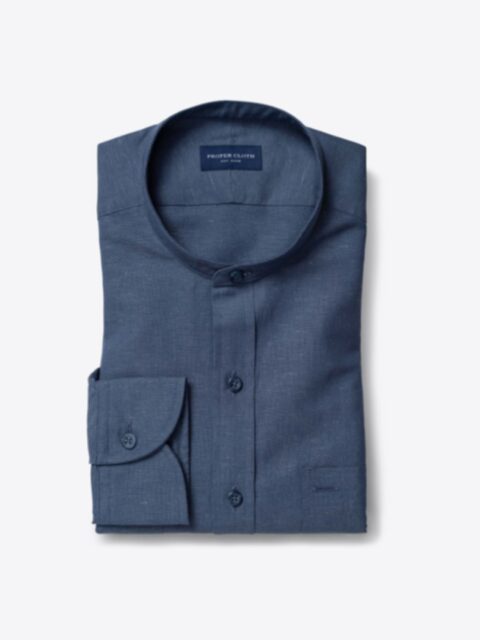 Shop Portuguese Slate Cotton Linen Oxford