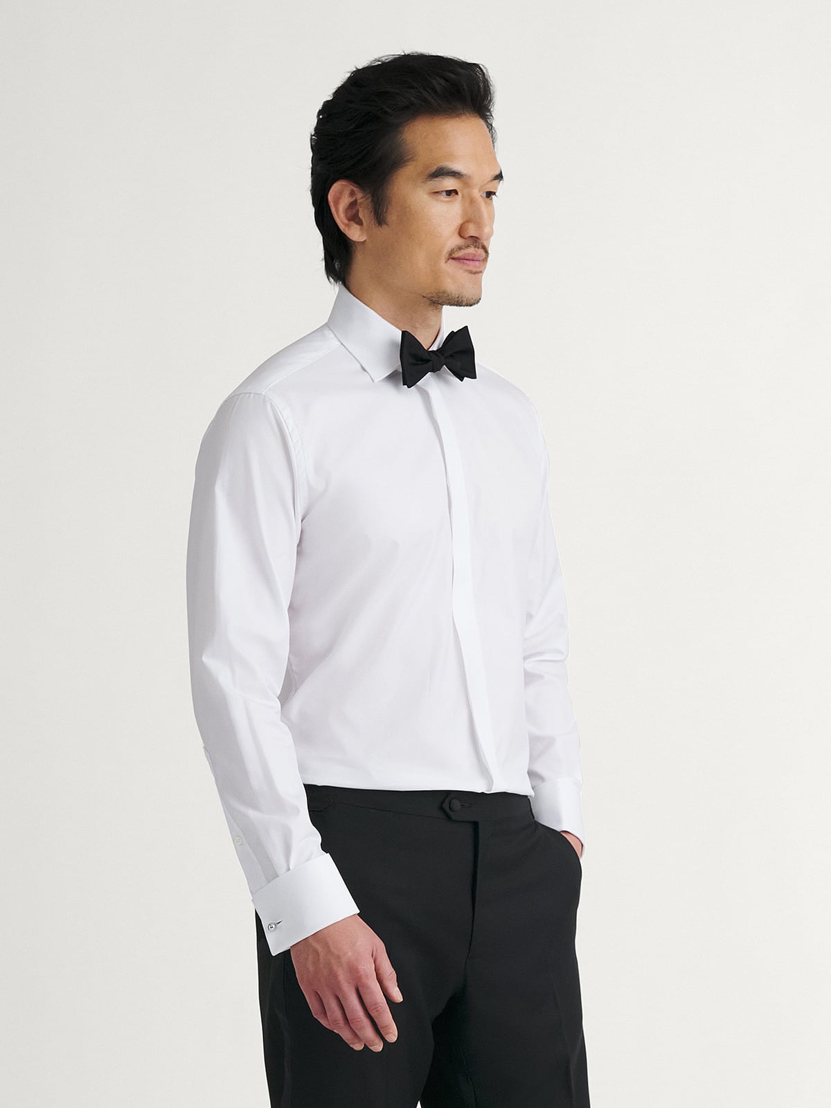 dress men tuxedo shirt white short sleeve Men's Suit 100% Mens Linen Suit 1/4 pleats on Thompson Tuxedo Shirt For Men