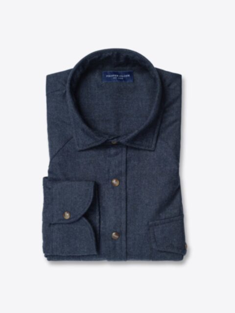 Shop Canclini Slate Birdseye Beacon Flannel