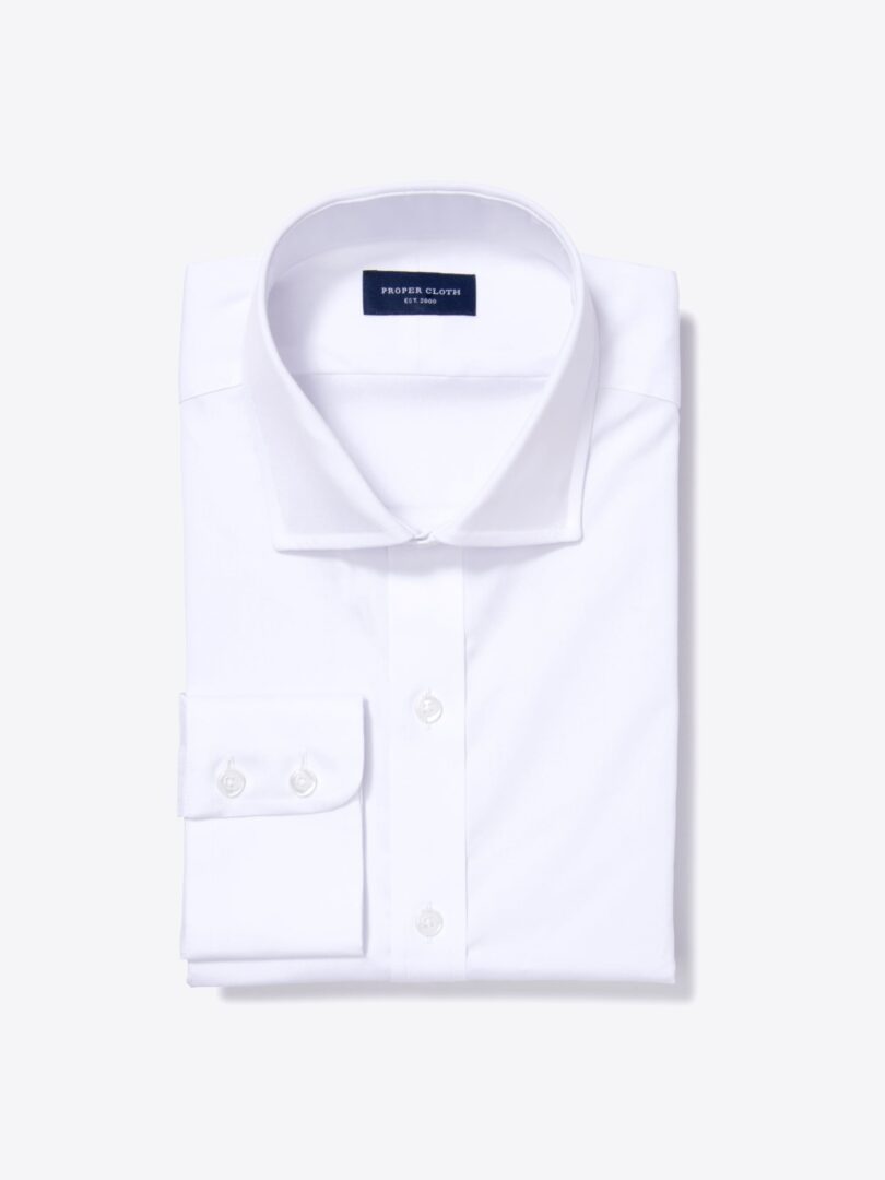 White Extra Wrinkle-Resistant Pinpoint Dress Shirt 
