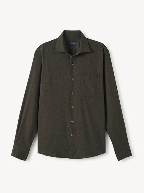 Japanese Pine Low Twist Twill Shirt by Proper Cloth