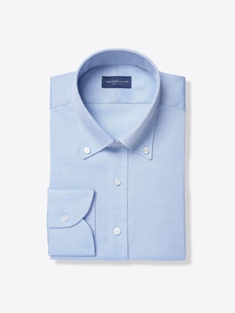 Weston Blue Pinpoint Custom Made Shirt 