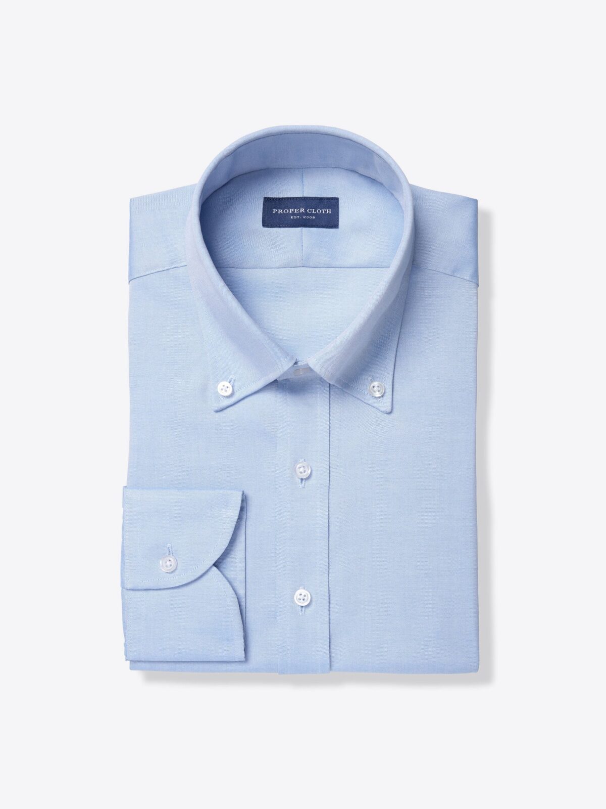 Weston Blue Pinpoint Custom Made Shirt Shirt by Proper Cloth