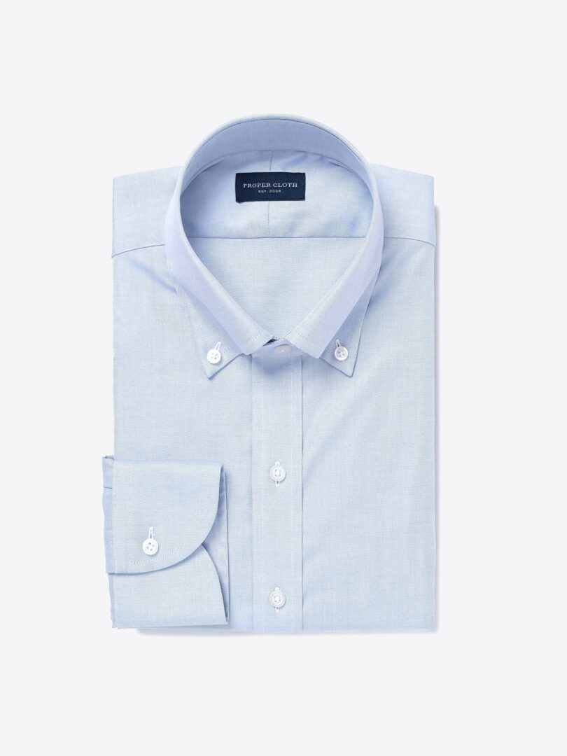 Mercer Blue Pinpoint Tailor Made Shirt 
