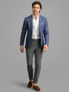 The Performance Knit Pique Dress Shirt in White