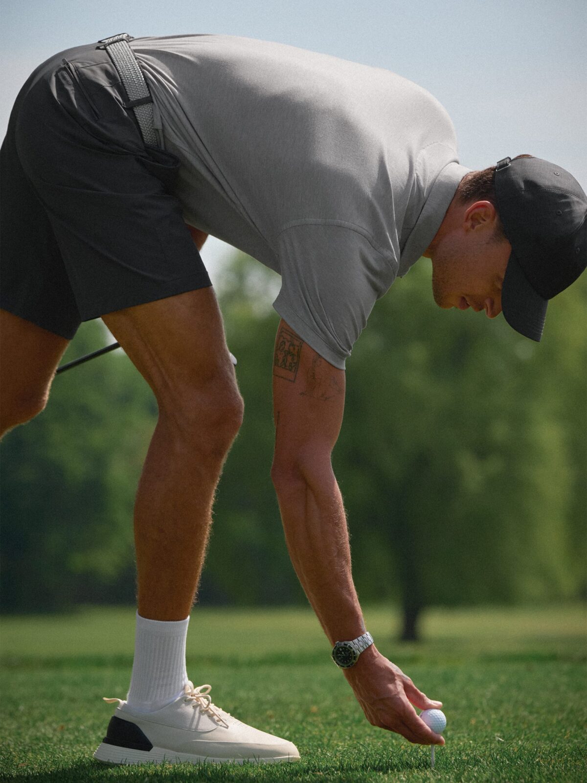 Light Grey Golf Polo Shirt