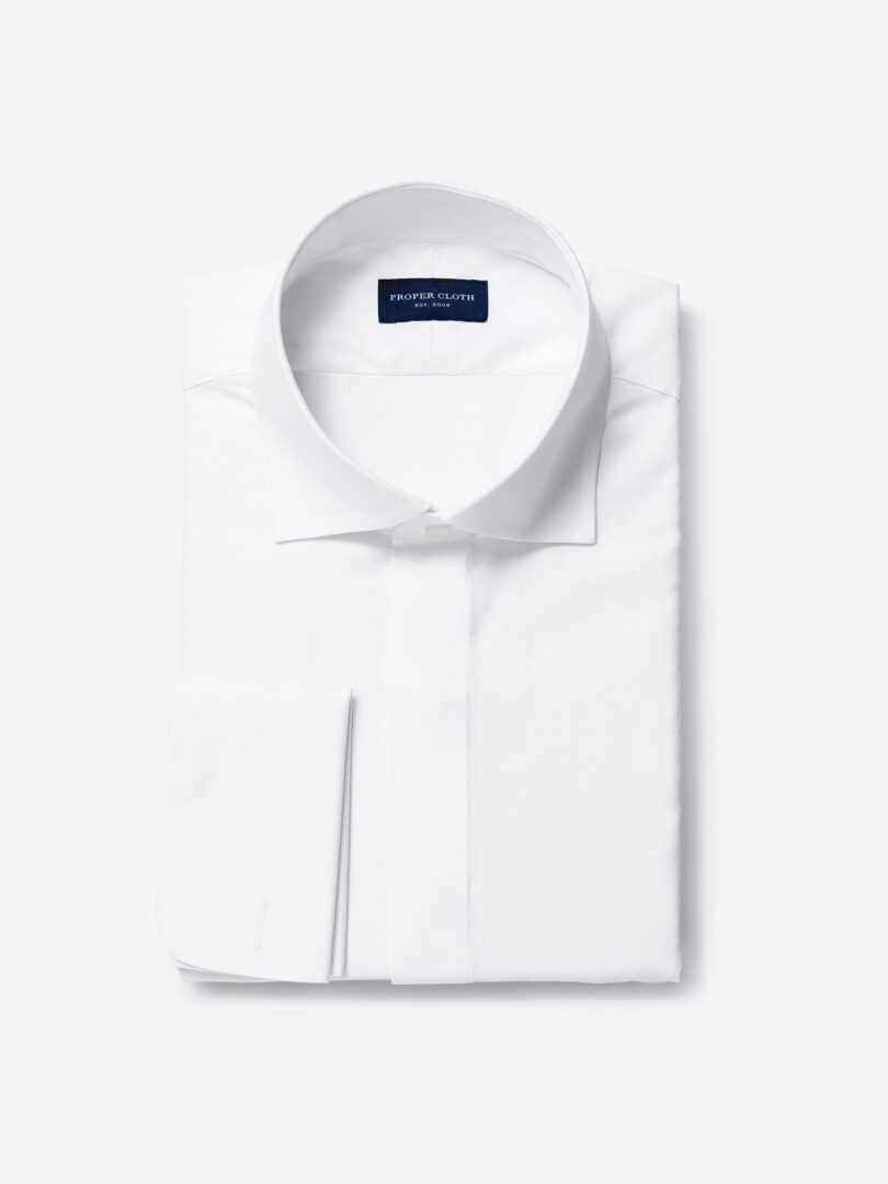 Mercer White Royal Oxford Short Sleeve Shirt