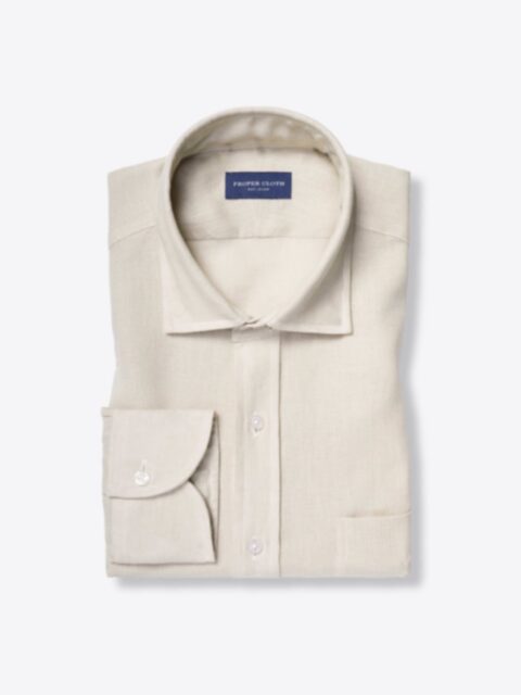 Shop Baird McNutt Beige Irish Linen