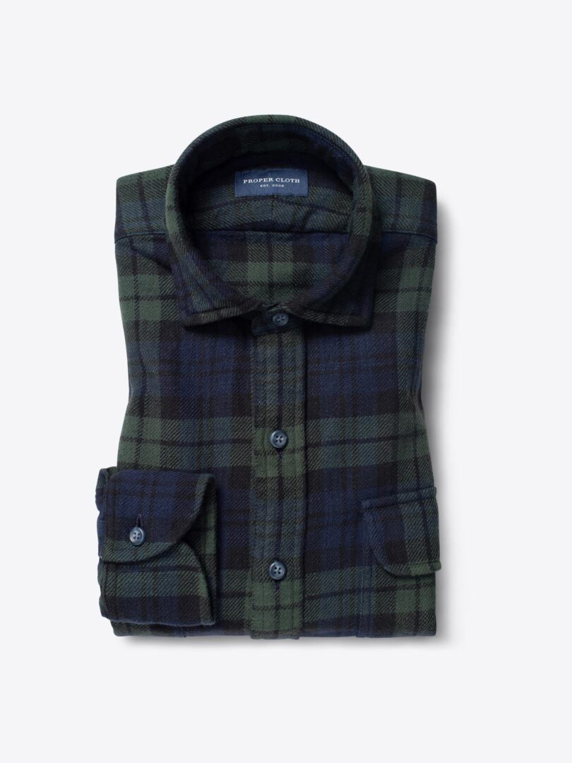 Japanese Washed Blackwatch Country Plaid 