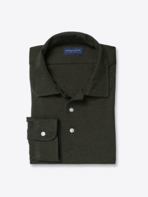 Shop Canclini Pine Easy Care Knit Pique