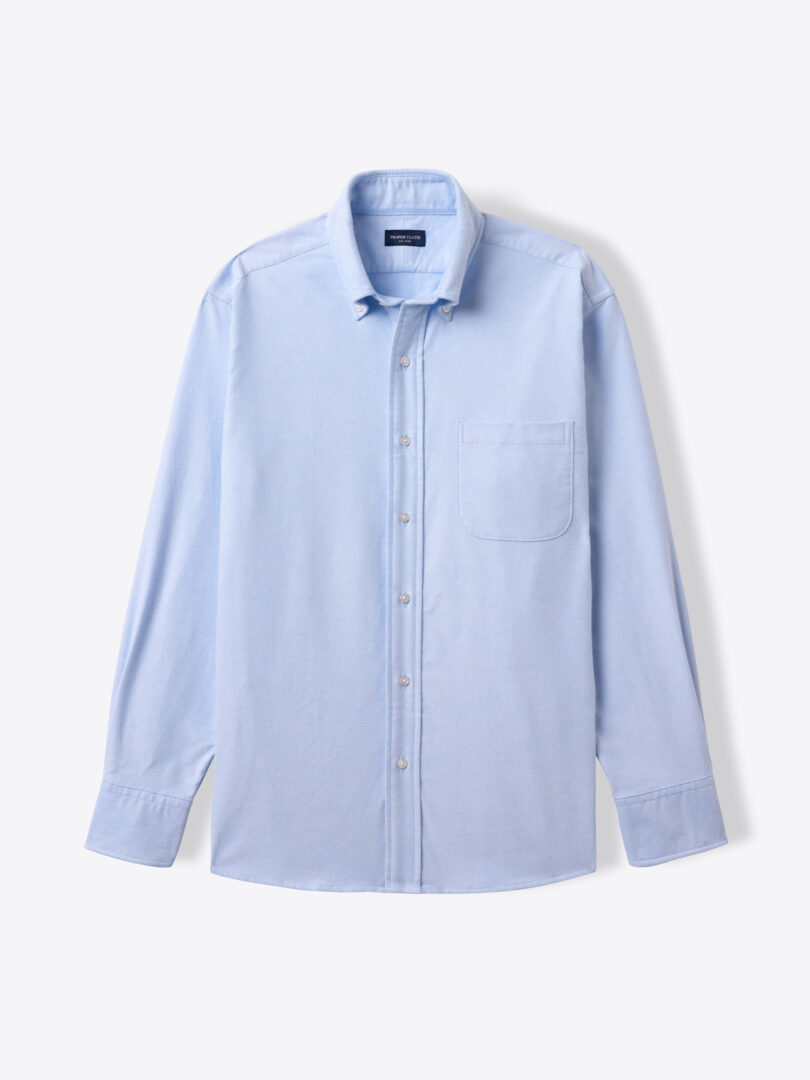 Light Blue Brushed Oxford Shirts by Proper Cloth