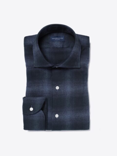 Shop Canclini Slate Ombre Plaid Beacon Flannel