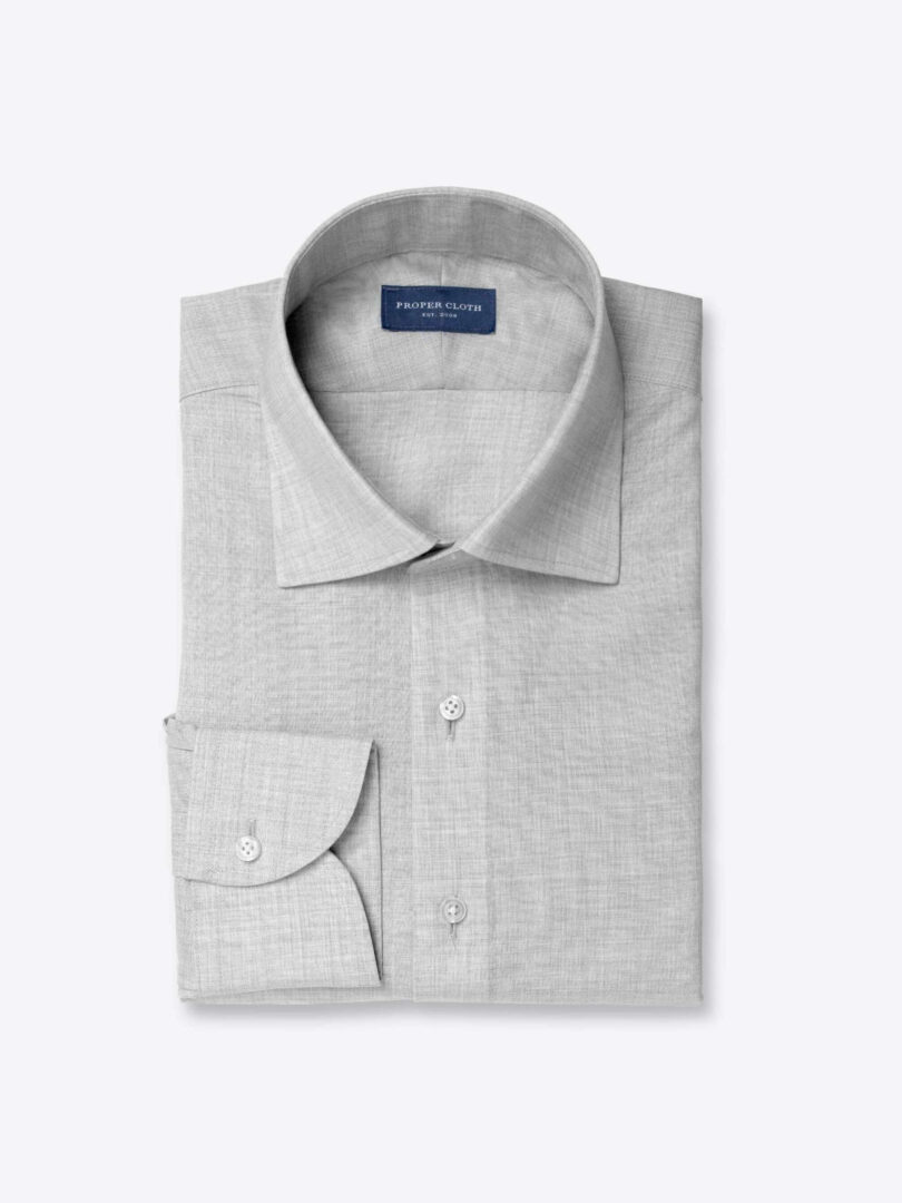 Reda Dove Grey Melange Merino Wool 