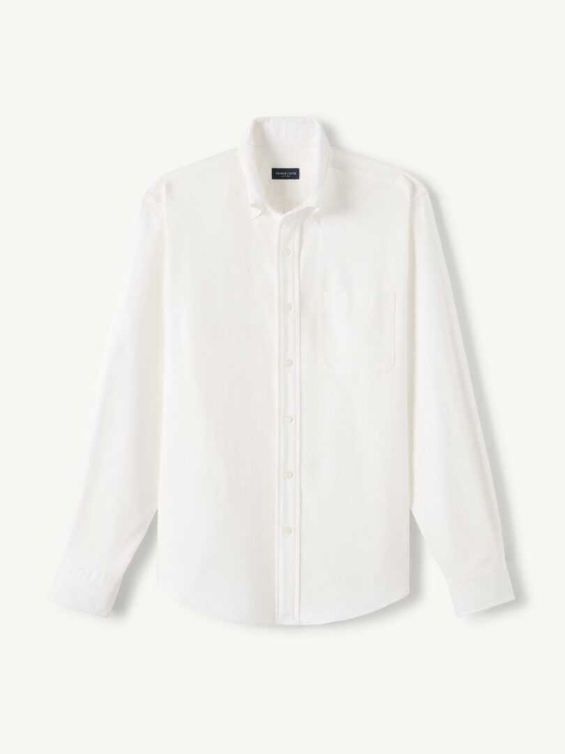 Off White Brushed Oxford Product Image