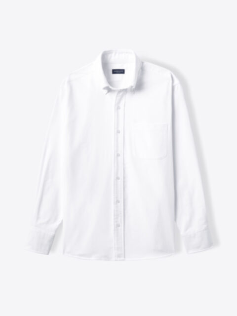 Shop White Brushed Oxford