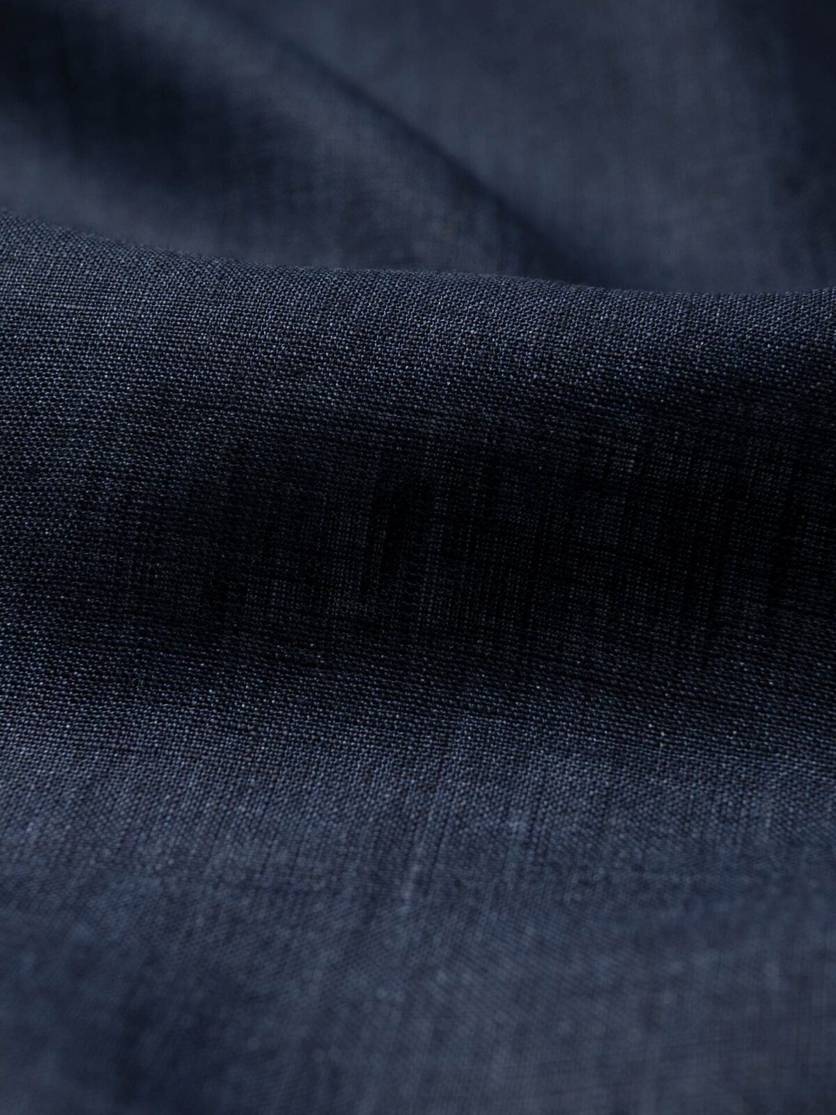 Albini Washed Navy Delave Lightweight Linen Shirts by Proper Cloth