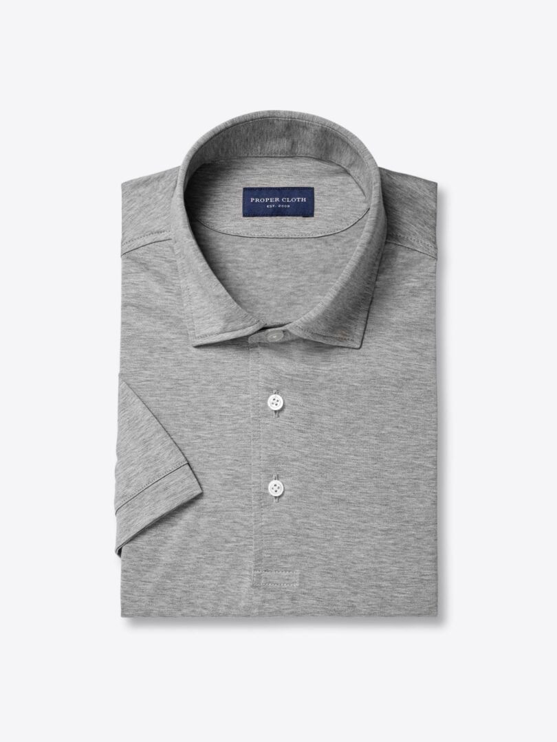 Canclini Light Grey Knit Jersey 