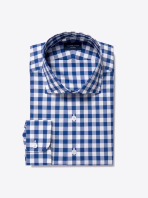 Shop 100s Royal Blue Large Gingham
