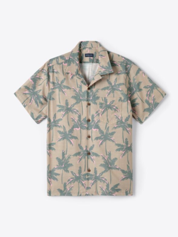 Japanese Sienna Rayon Blend Aloha Print Shirt by Proper Cloth