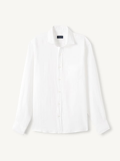 The Laramie Tencel Western Shirt in White