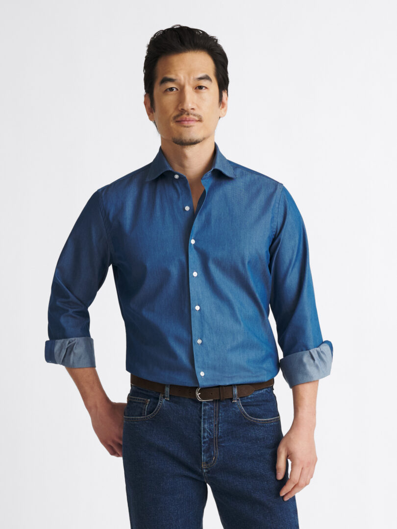 Albiate Pre-Washed Denim Twill Thumb Detail