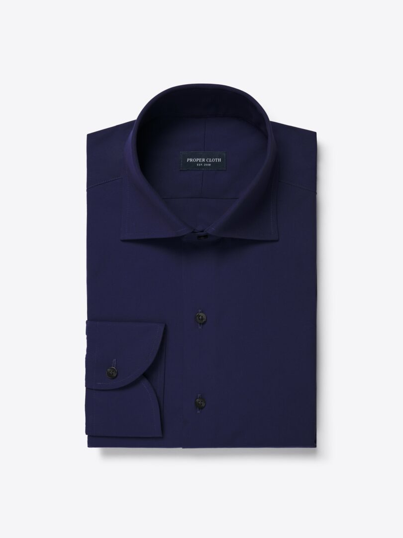 Miles 120s Navy Broadcloth 