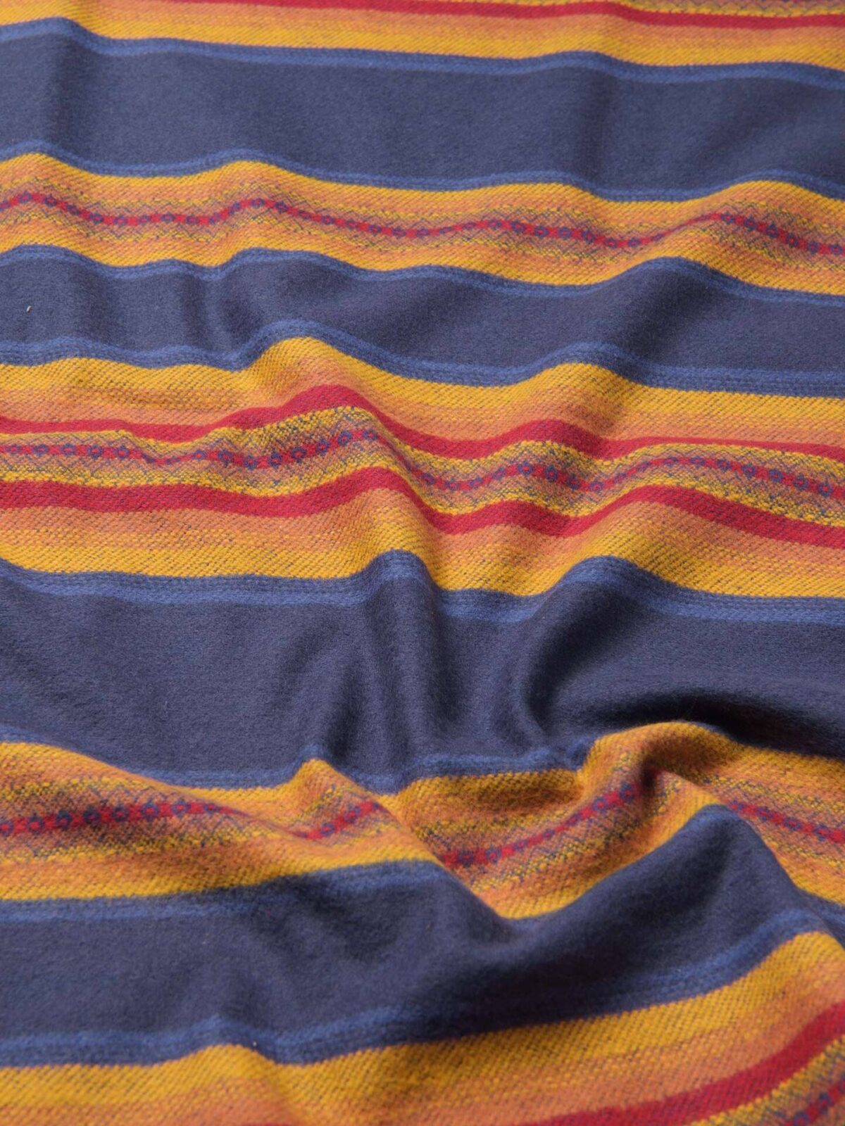 Navy and Sunset Southwest Blanket Stripe Shirts by Proper Cloth