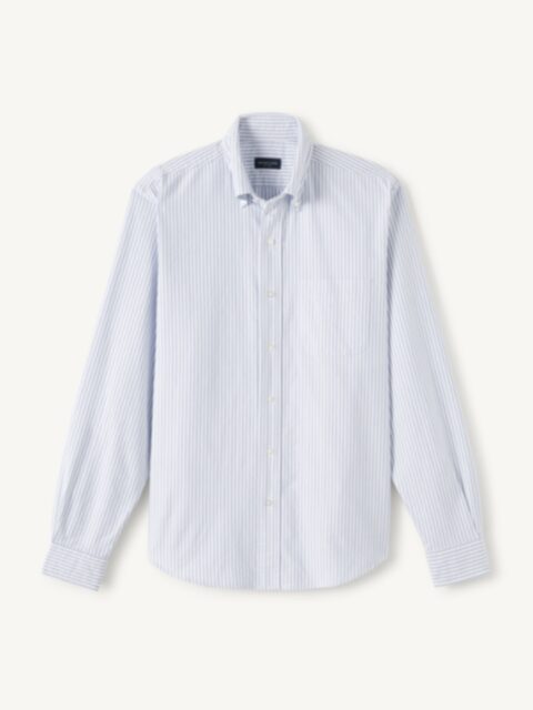 heavy oxford cloth dress shirts Light Blue Heavy Oxford Popover Shirt