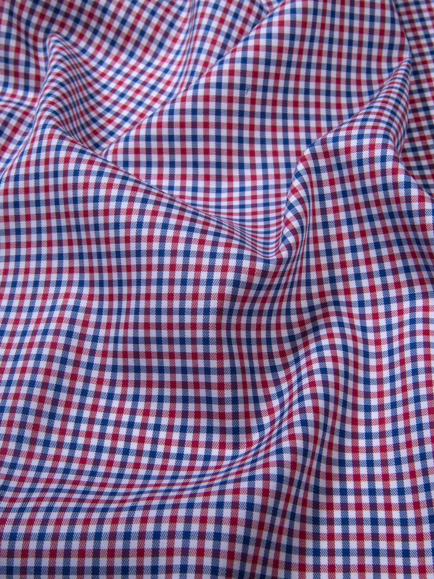 William Red Multi Gingham Shirts by Proper Cloth