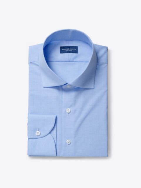 Shop Waverly Light Blue 120s Small Prince of Wales Check
