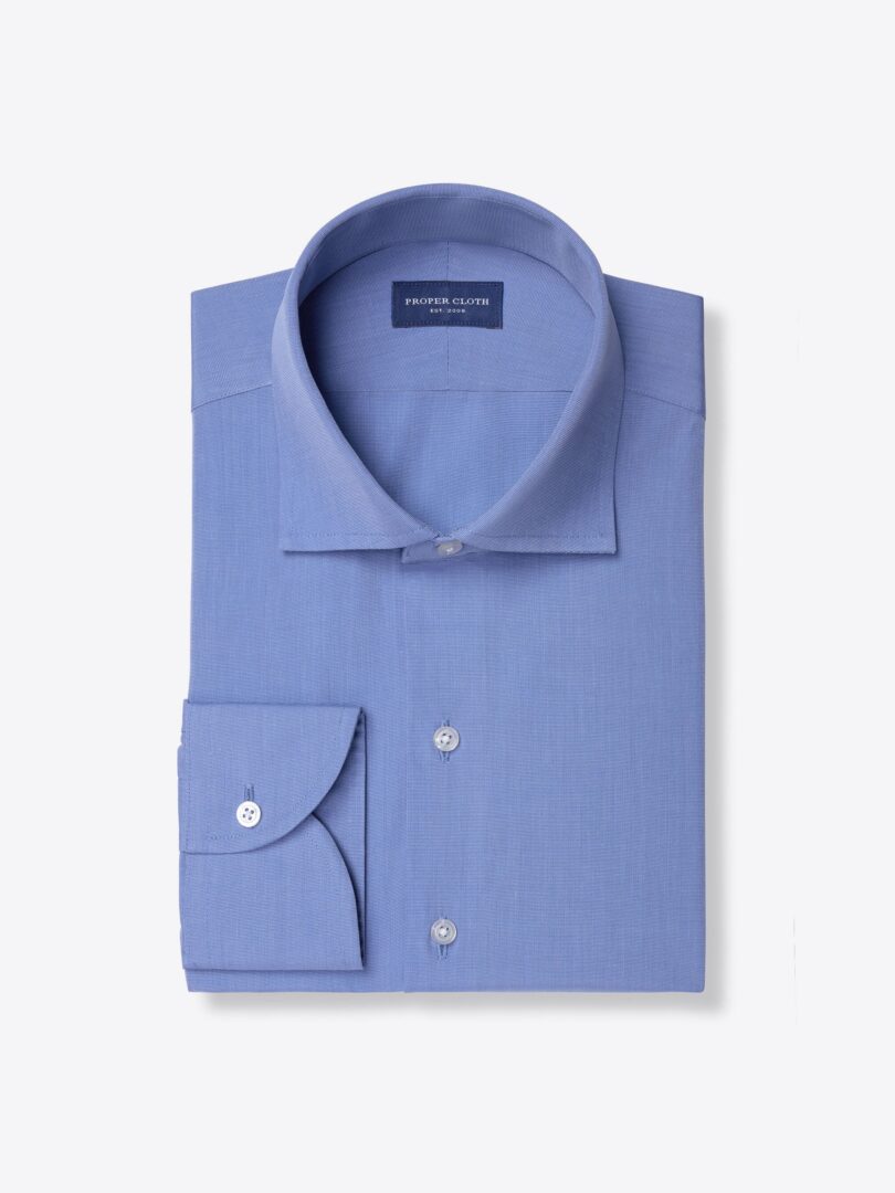 Thomas Mason French Blue End on End 