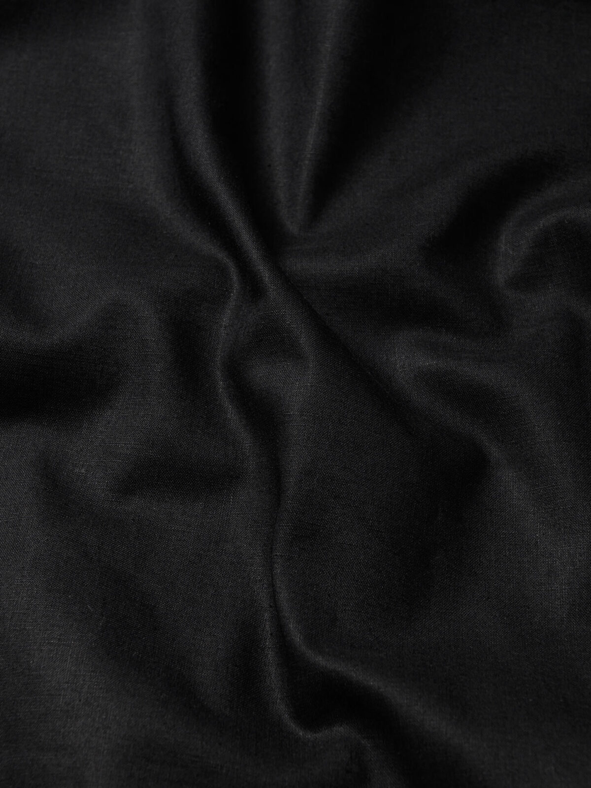 Black Cotton and Linen Blend Shirts by Proper Cloth