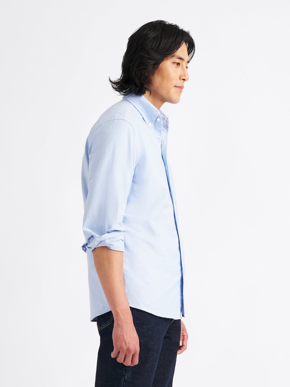 The Clark Oxford Cloth Button Down in Light Blue