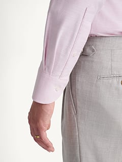pink dress shirt grey pants Grey Pants Gray And Pink Shirt Grey Trousers Pink Shirt Slim Textured Long  Sleeve Shirt Pink