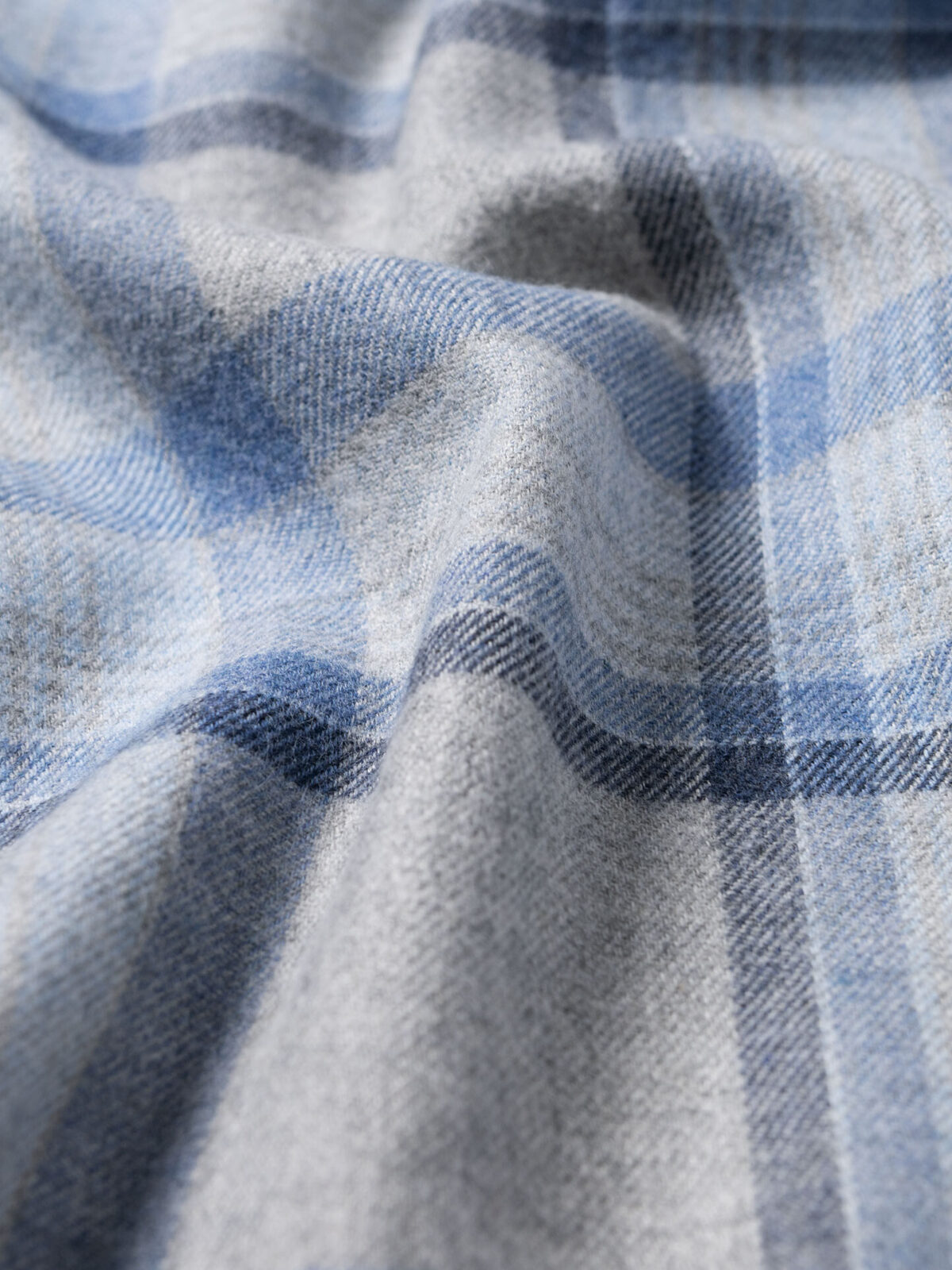 Powder Blue Plaid Fabric