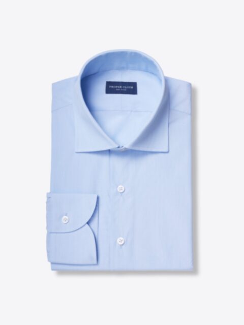 The Thomas Mason 140s Goldline Dress Shirt in White
