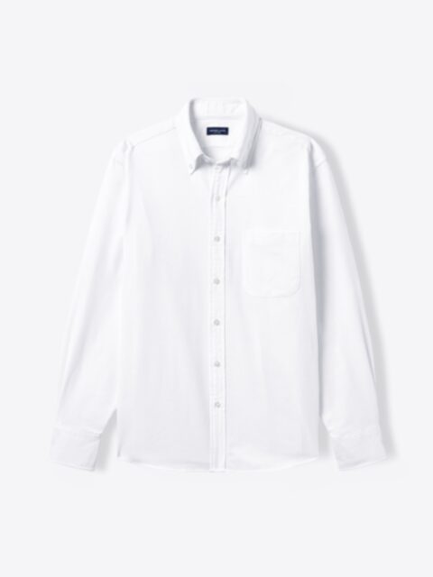 Shop White Lightweight Oxford Cloth