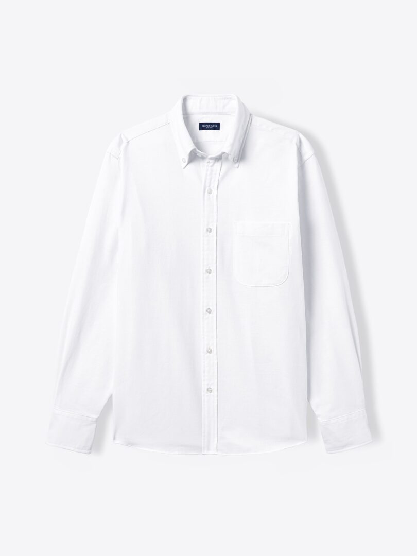 White Lightweight Oxford Cloth 