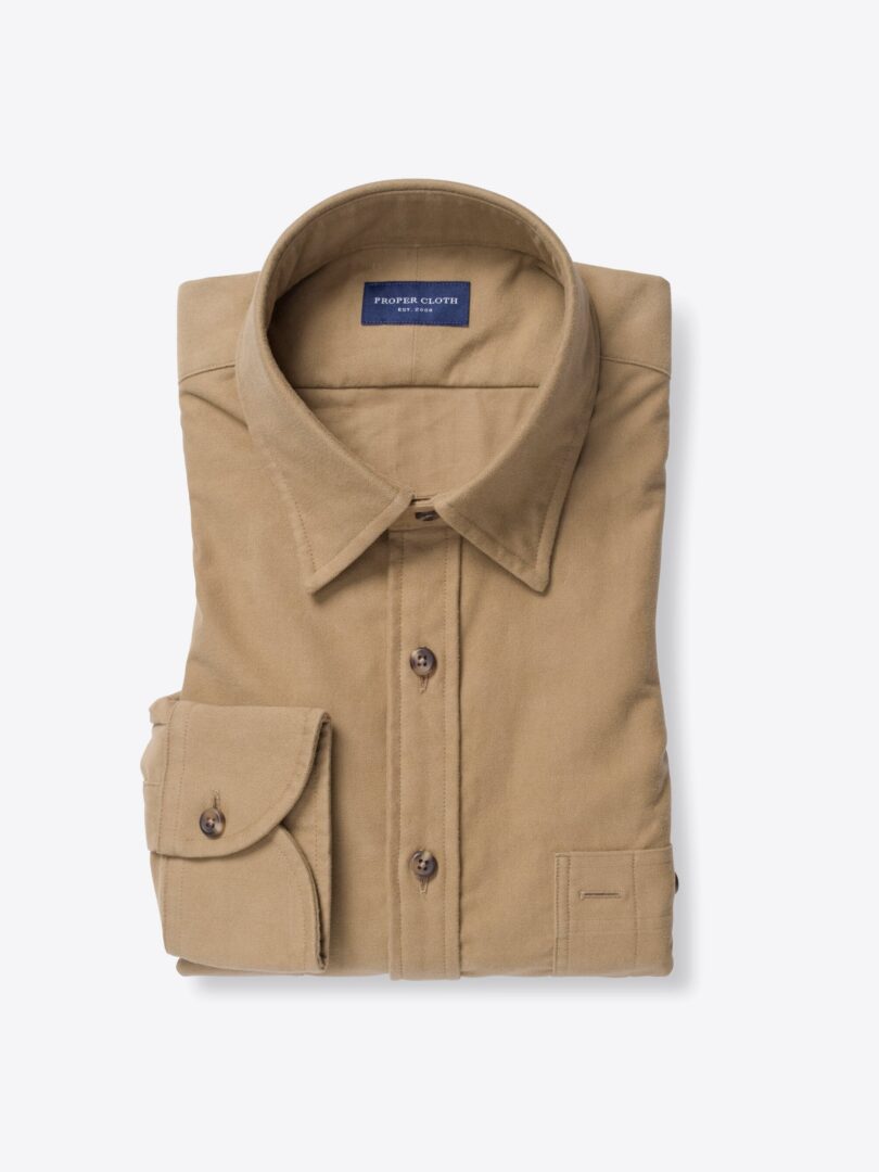 Japanese Khaki Stretch Chamois 
