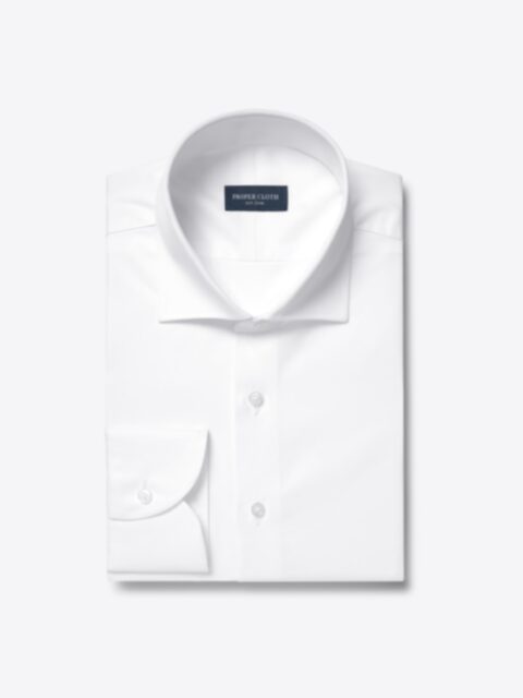 Shop Thomas Mason WR White 120s Twill
