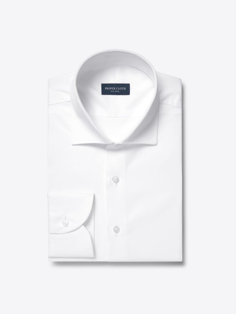 Thomas Mason WR White 120s Twill 