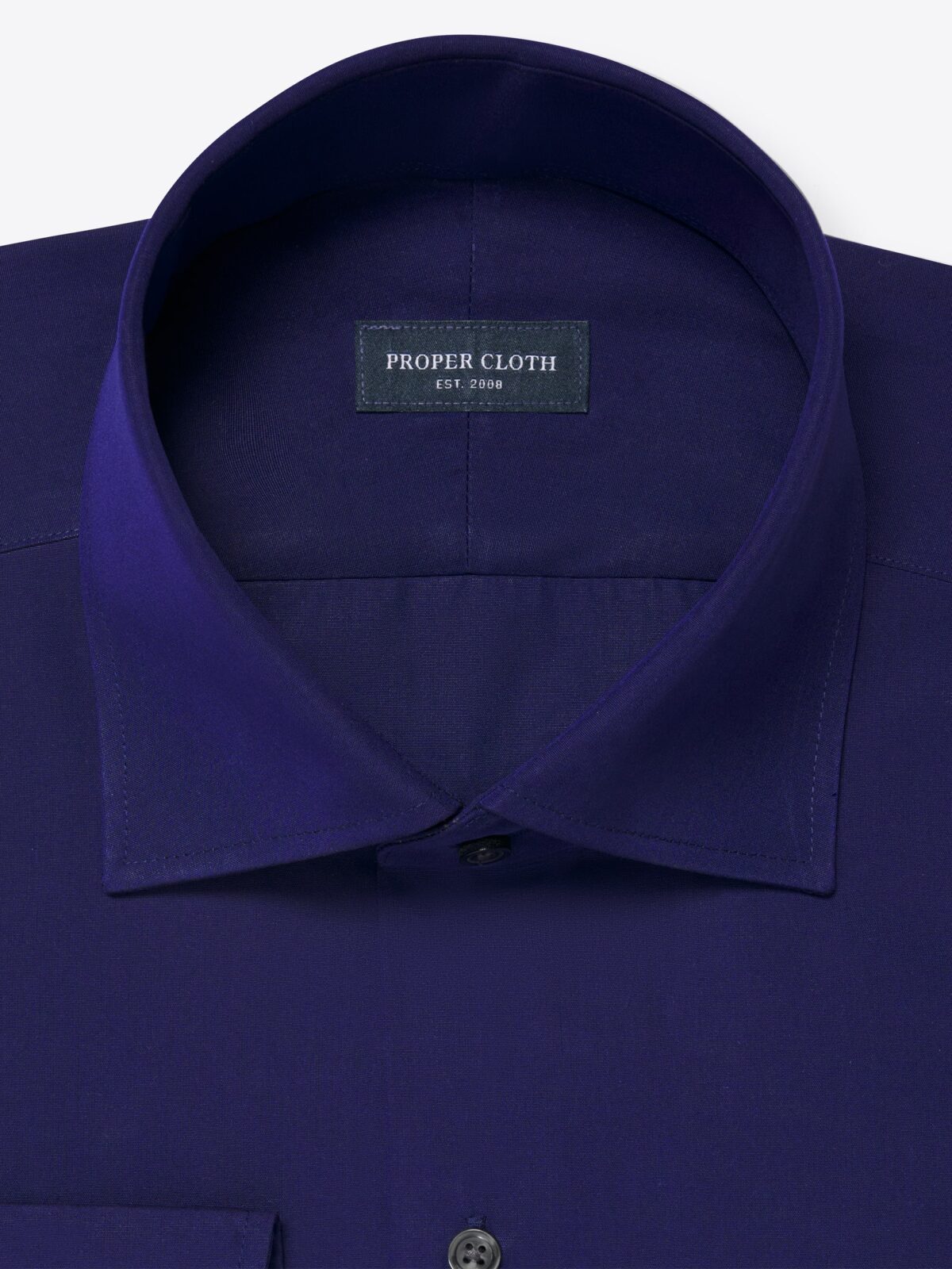 The Thomas Mason Broadcloth Dress Shirt in Navy