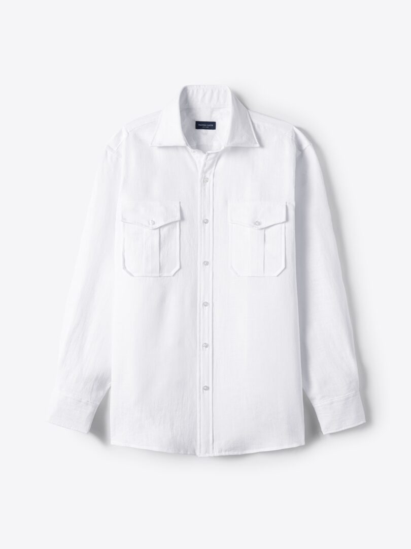 Baird McNutt White Irish Linen Shirts by Proper Cloth