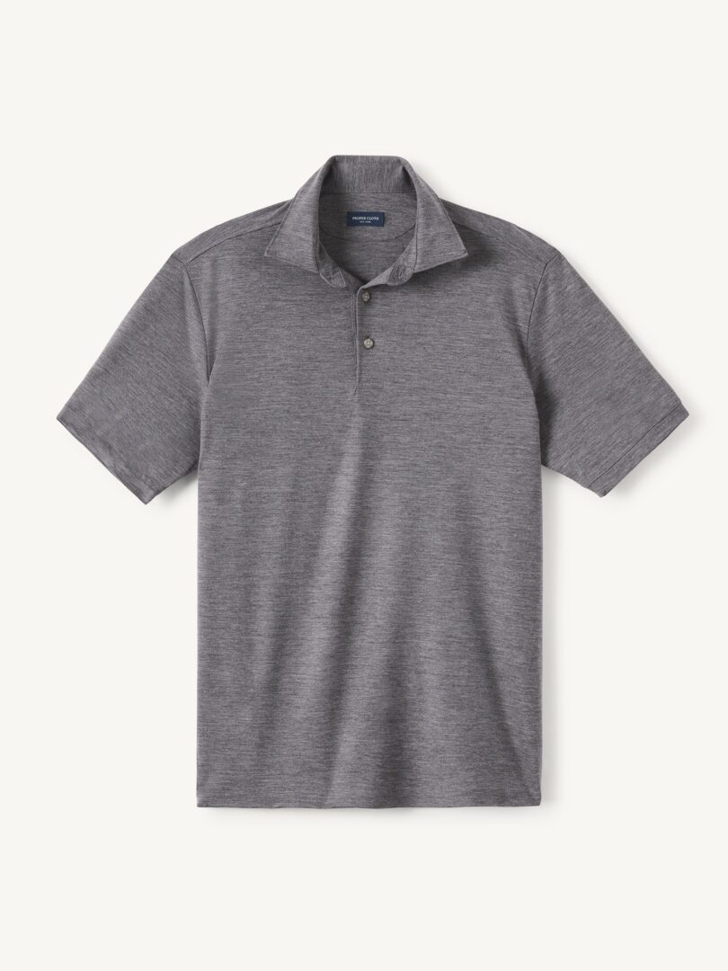 The Italian Merino Blend Golf Polo Product