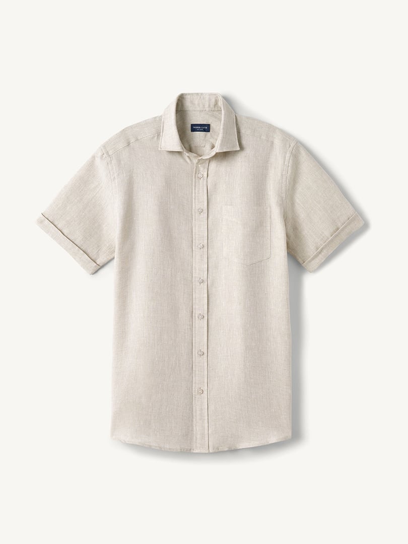 The Irish Linen Short Sleeve Shirt Product
