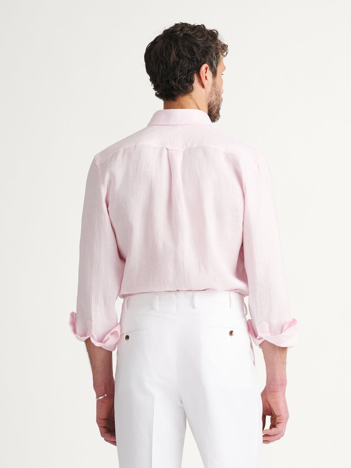 chinese dress ladies Mallorca Linen Shirt - Pink/Pink main image 1