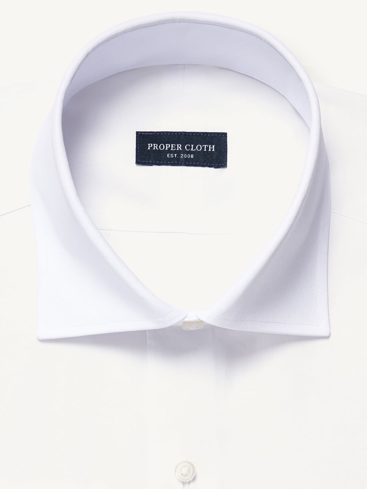 The Stanton Broadcloth Dress Shirt in White The Stanton Broadcloth Dress Shirt in White