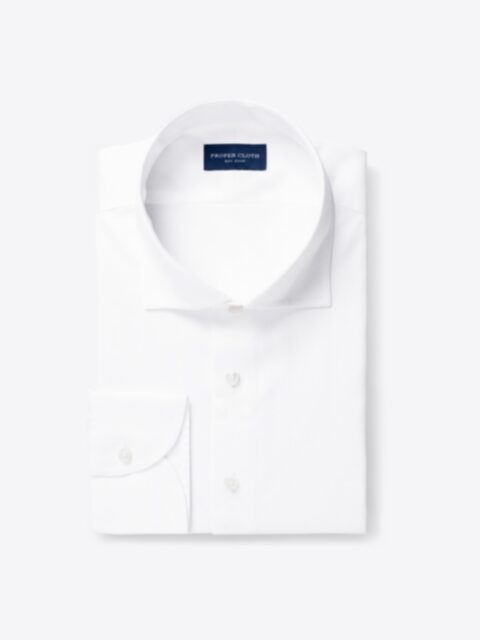 Shop DJA Sea Island White Royal Twill